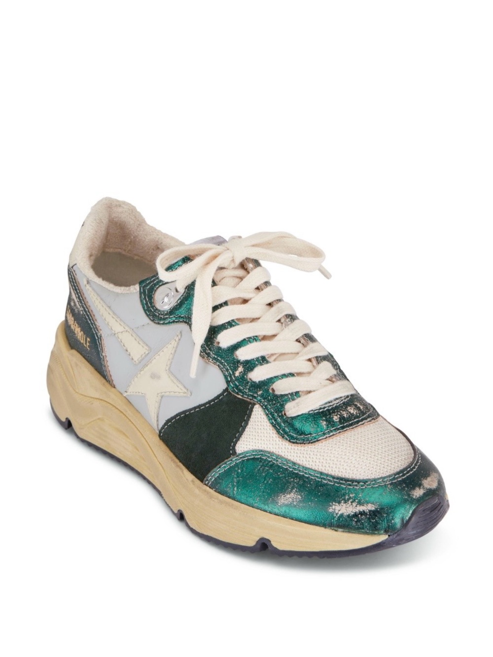 Golden Goose Wmns Running Sole 'Metallic Green'  Sz 38